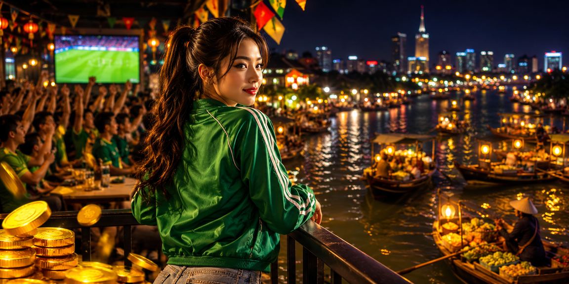 Lễ hội cổ vũ thể thao tại Hà Nội – người hâm mộ theo dõi trận đấu