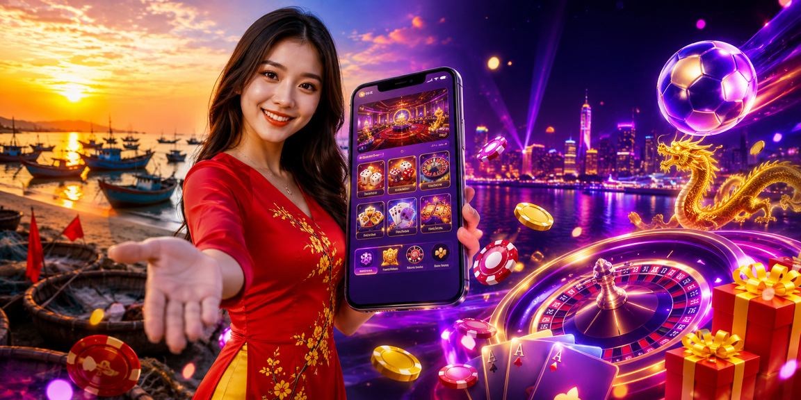 Người chơi trải nghiệm casino trên điện thoại tại bãi biển Mũi Né Việt Nam